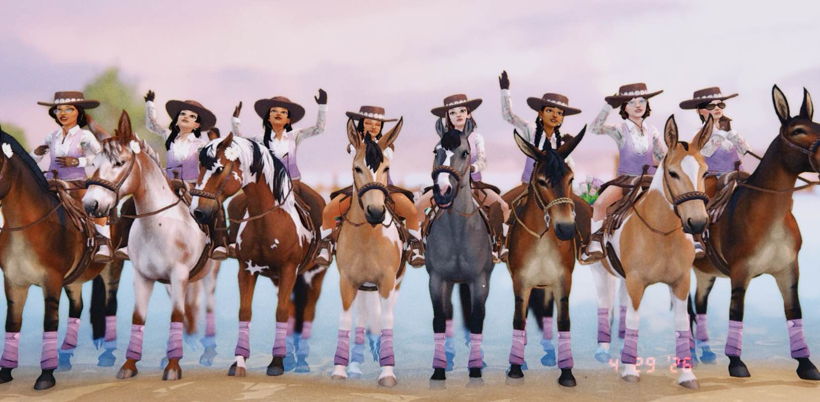 Flower Cowgirls banner