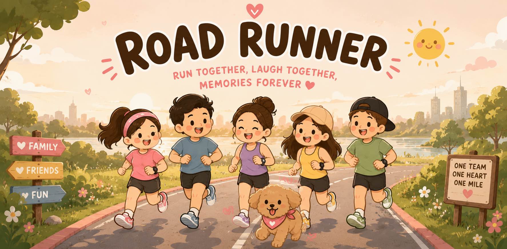 Road runners banner