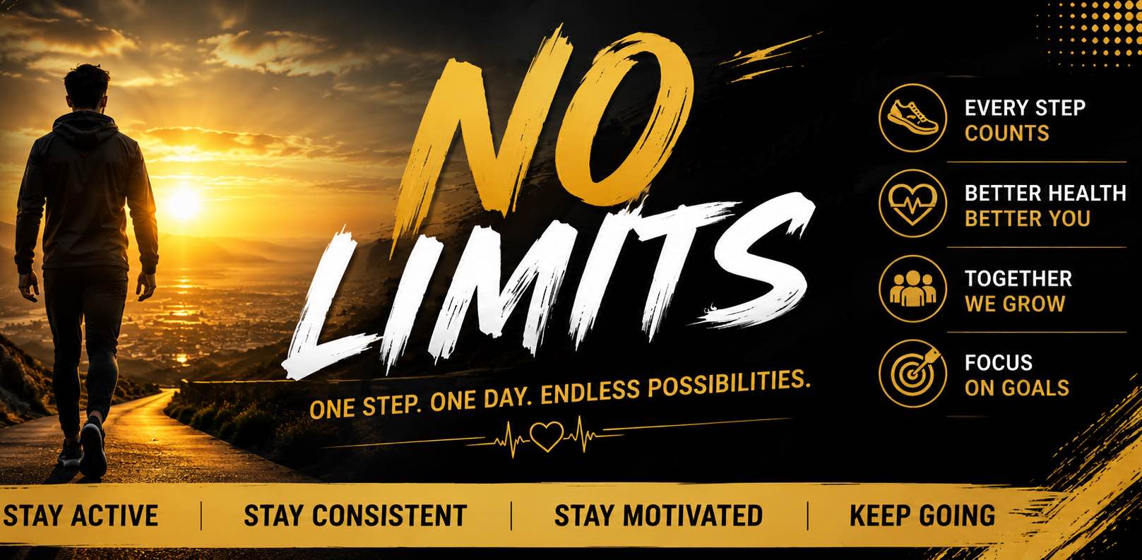 No limits banner