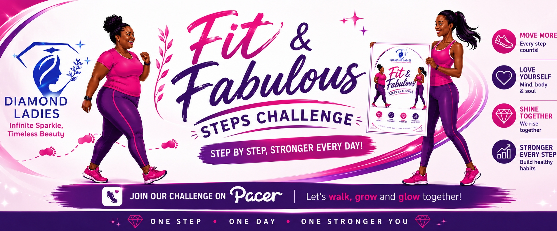 Diamond Ladies Fit & Fabulous banner