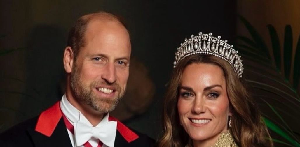 Prince William and princess banner