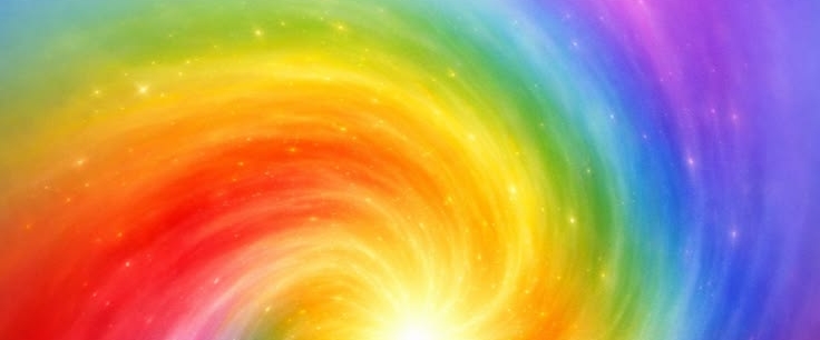 Rainbow    color 3 🌈♥️🌺♥️🌹🌈 banner