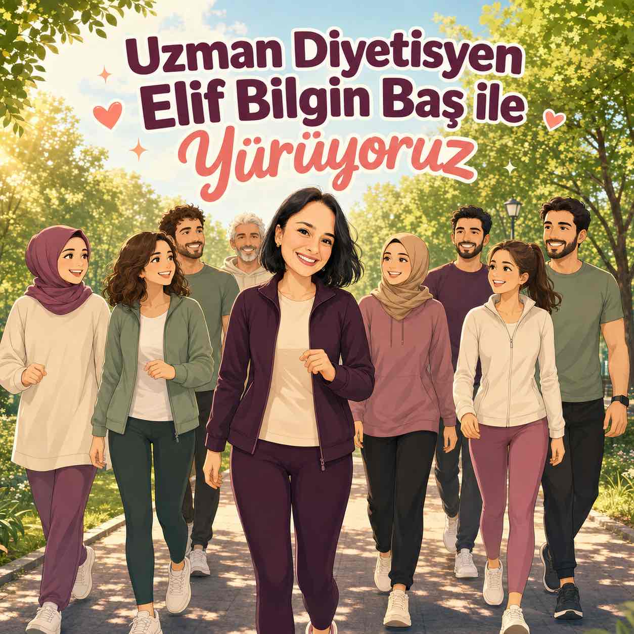 Diyetisyenimle Yürüyorum 🤗 logo