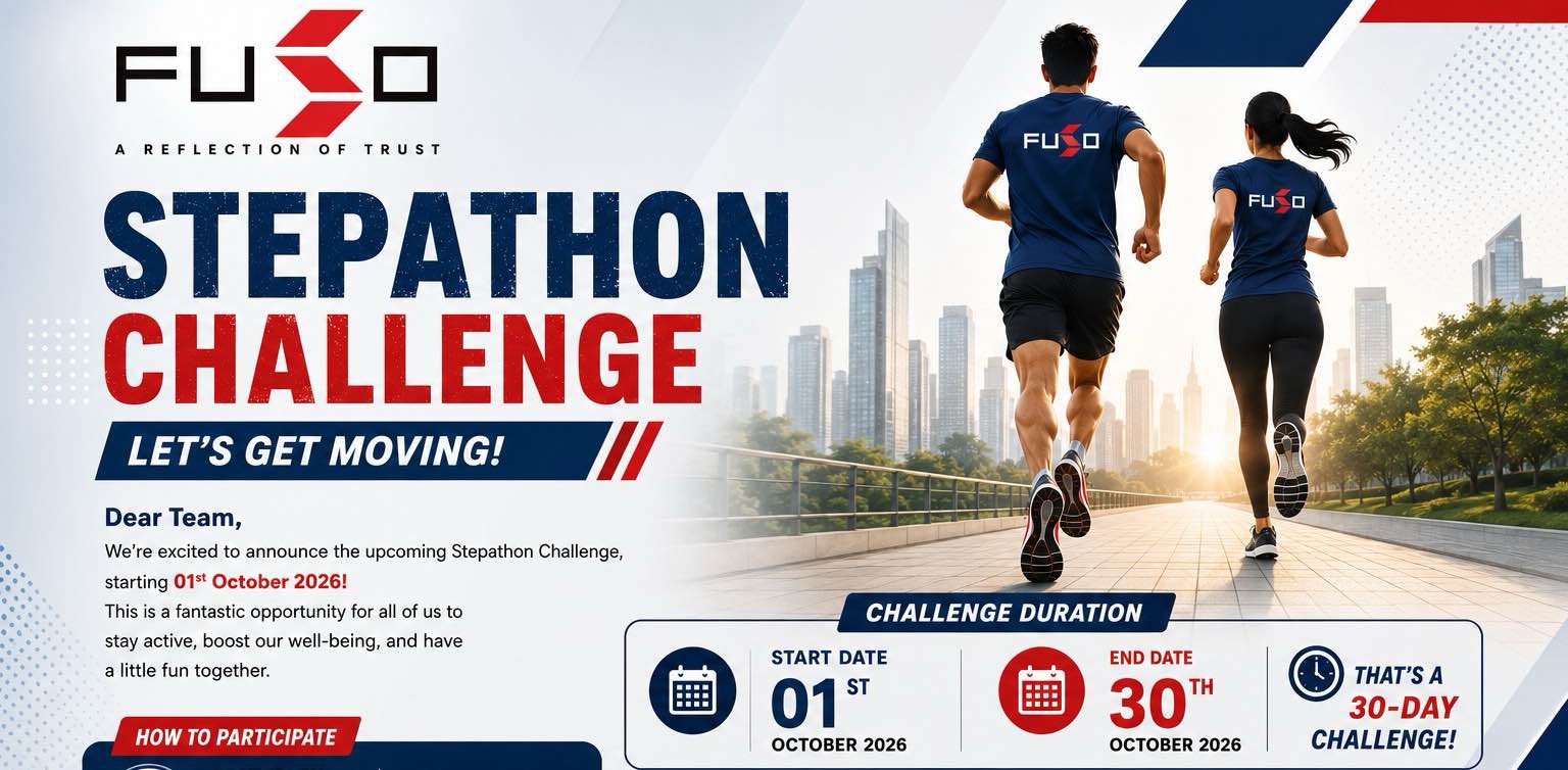 Fuso step challenge banner