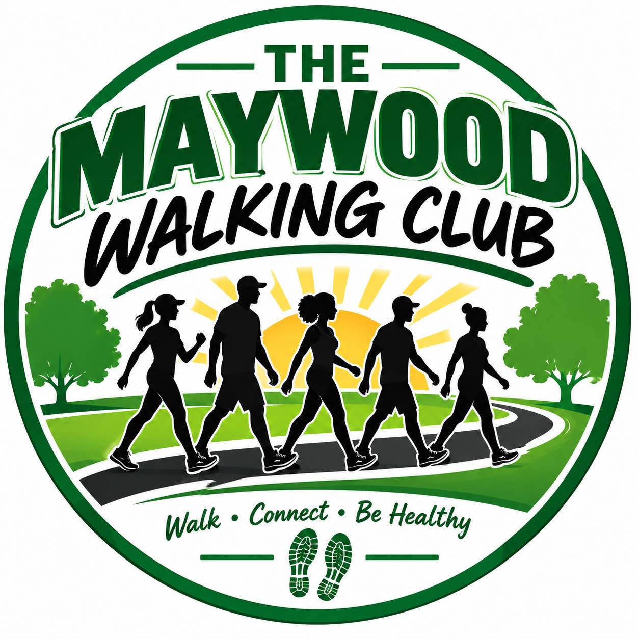 Maywood Walking Club logo
