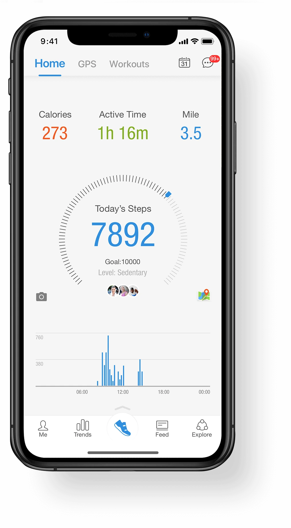 Pacer Pedometer Fitness App Simple Fitness And Weight Loss