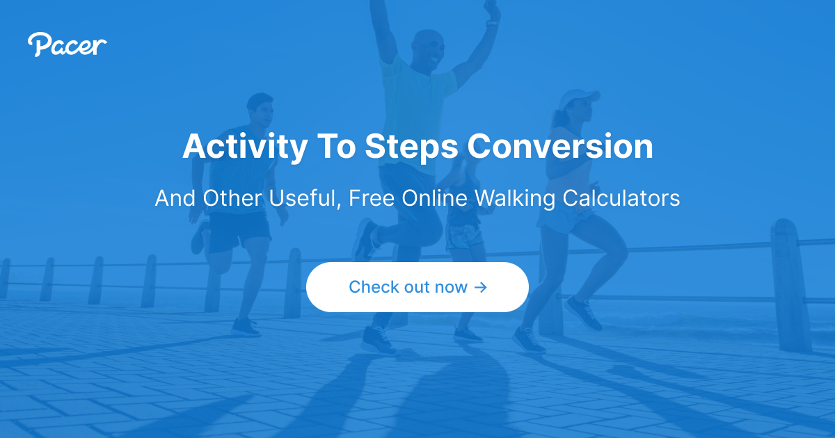 Activity to steps conversion
