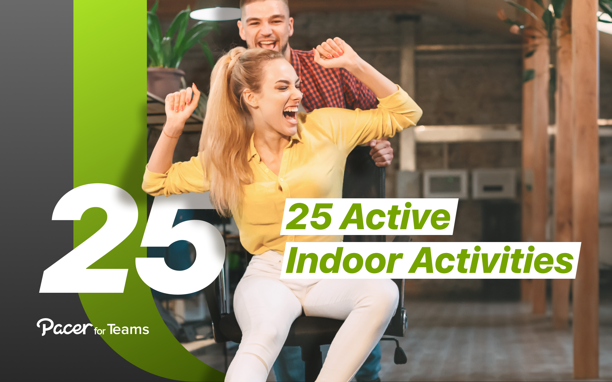 Man and woman enjoy indoor activities