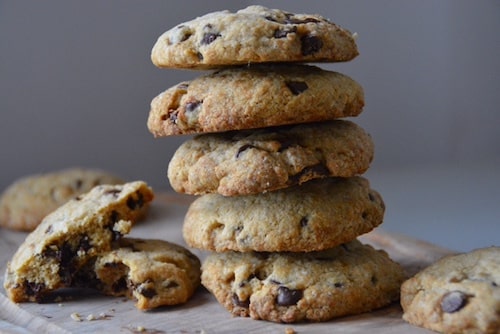tasty chocolate chip protein cookies