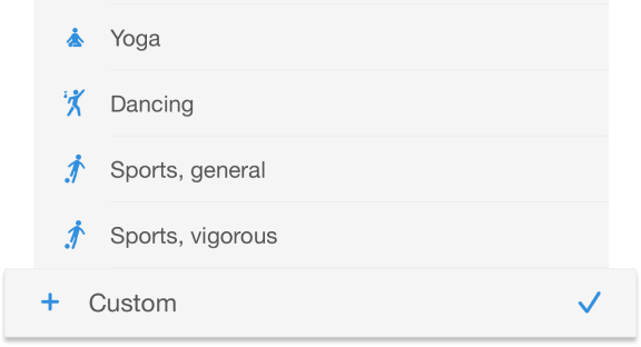 Custom Activity Type