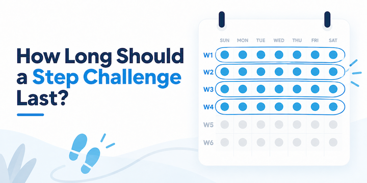 How long should a step challenge last, duration guide from Pacer for Teams