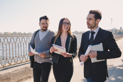 Walking while brainstorming ideas