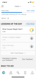 Pacer Coach Daily Lessons