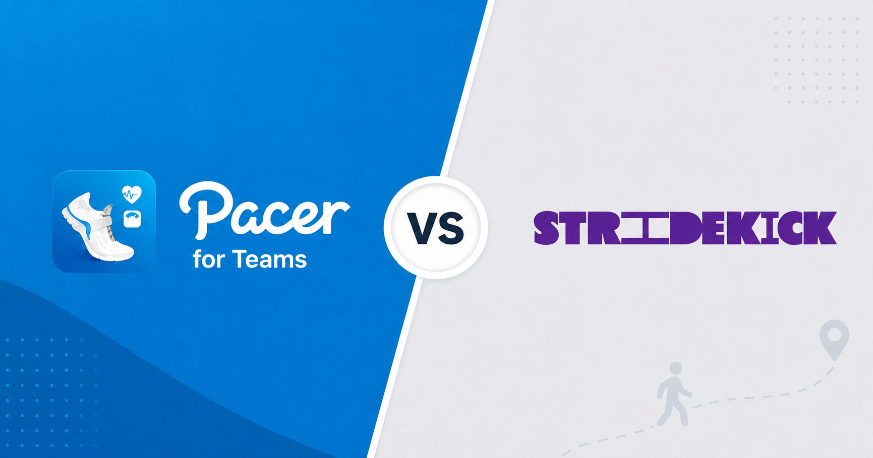 Pacer for Teams vs Stridekick workplace step challenge comparison from Pacer for Teams