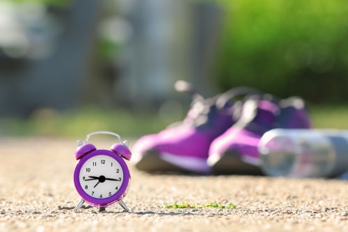 Fitting running into your schedule concept