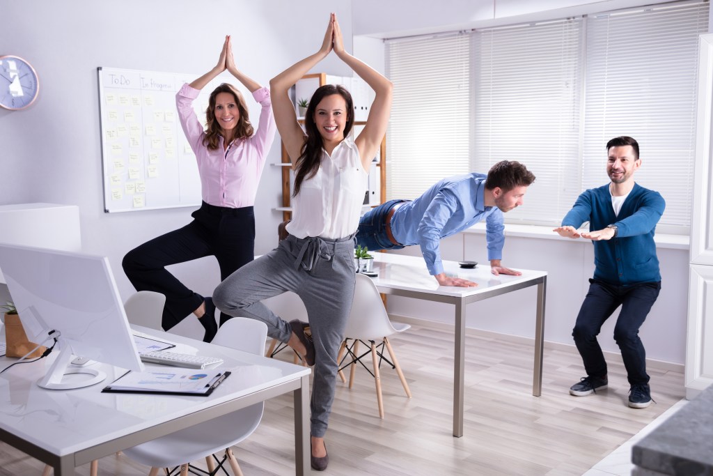 Workplace Fitness Yoga
