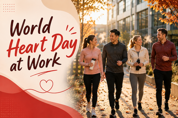 World Heart Day workplace walking challenge guide from Pacer for Teams