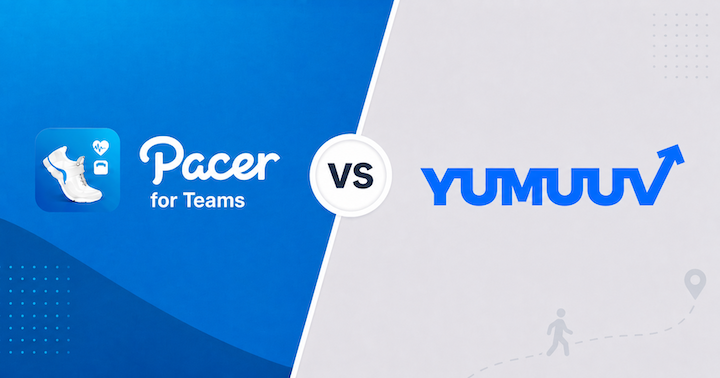 Pacer for Teams vs YuMuuv workplace step challenge comparison from Pacer for Teams