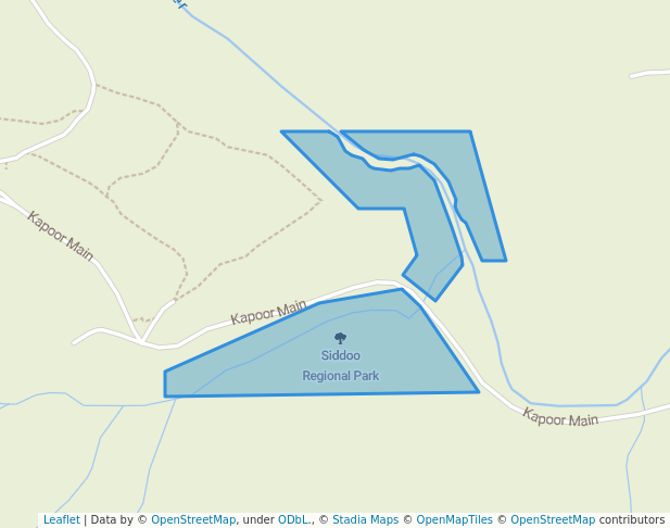 walking in Siddoo Regional Park map in Shawnigan Lake