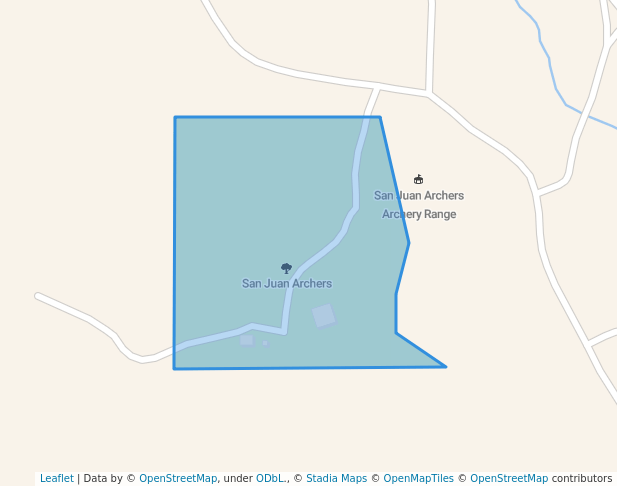 walking in San Juan Archers map in Farmington