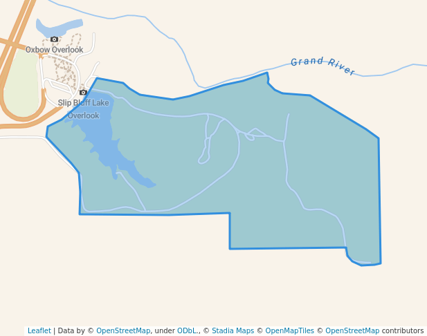 walking in Slip Bluff County Park map in Pleasanton