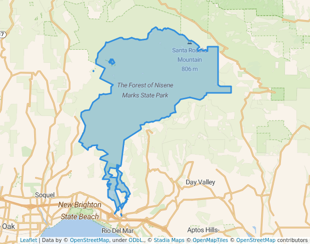 The Forest of Nisene Marks State Park