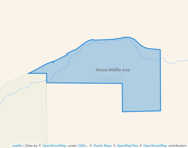 walking in Revere Wildlife Area map in Endicott