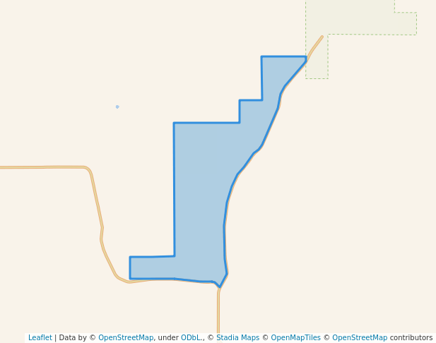 walking in West Foster Creek Wildlife Area map in Mansfield