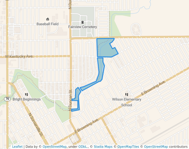 walking in Red Deer Park map in Pampa