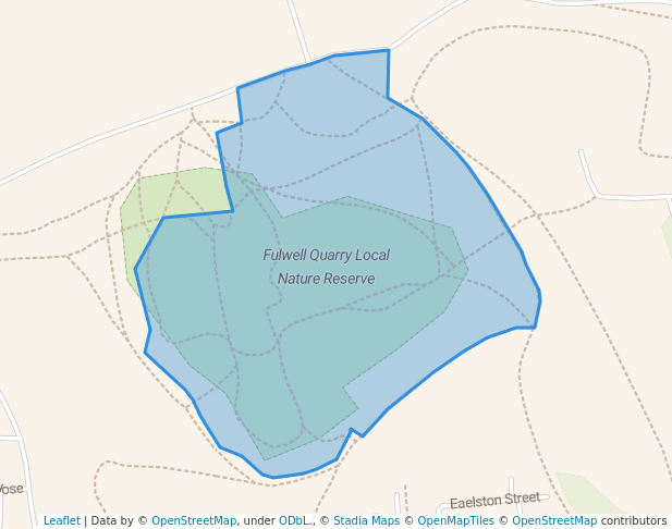 walking in Fulwell Quarry Local Nature Reserve map in Sunderland