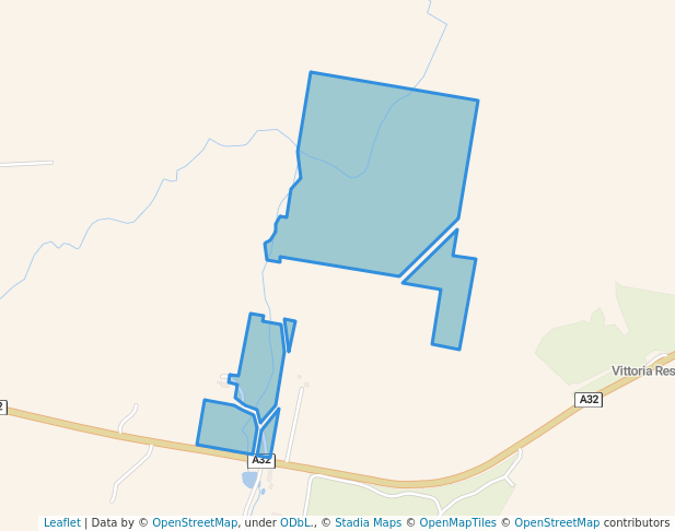 walking in Vittoria Reserve map in Barry