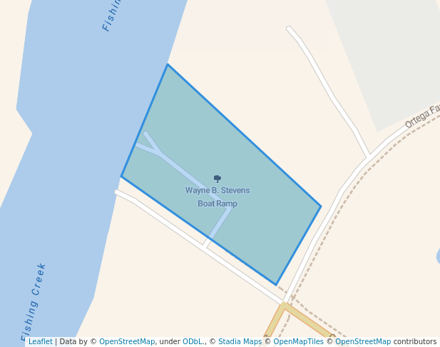 Wayne B. Stevens Boat Ramp