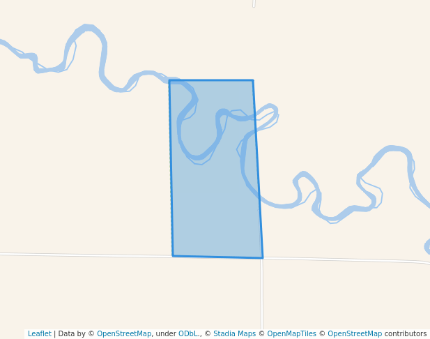 walking in Steinke Wildlife Management Area map in Neche