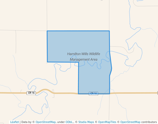 Hamilton Wills Wildlife Management Area in Leonard | Map and Routes
