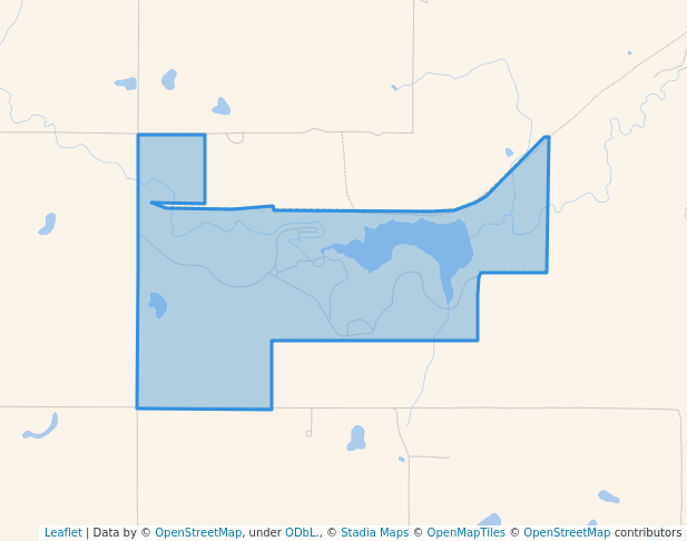 walking in Clausen Springs Wildlife Management Area map in Kathryn