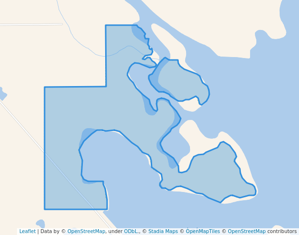walking in Nesvig Wildlife Management Area map in Leeds