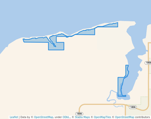 walking in Tobacco Garden Wildlife Management Area map in Watford City