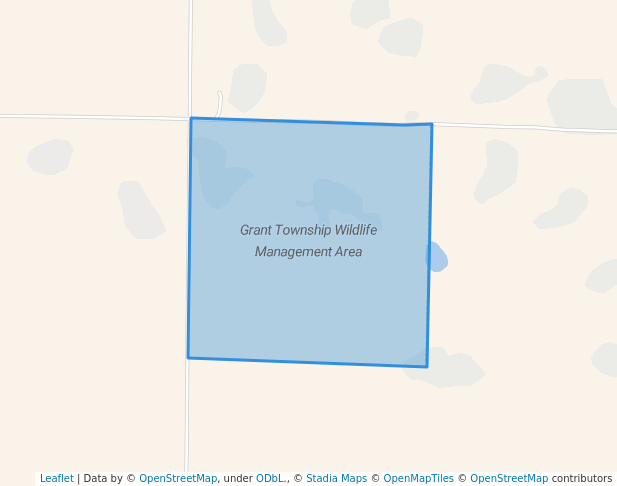 Grant Township Wildlife Management Area in Lidgerwood | Map and Routes