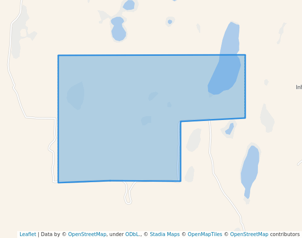 walking in V.V. Bull Wildlife Management Area map in Bottineau
