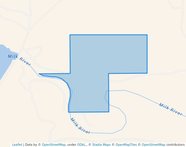walking in Fresno Tailwater Wildlife Management Area map in Havre