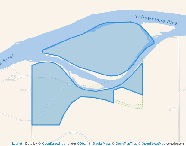 walking in Amelia Island Wildlife Management Area map in Hysham