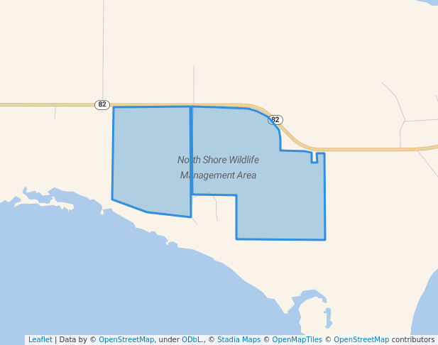 walking in North Shore Wildlife Management Area map in Somers