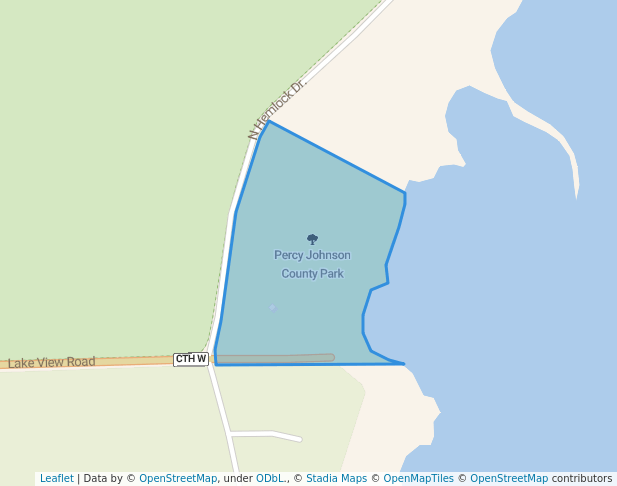 walking in Percy Johnson County Park map in Washington