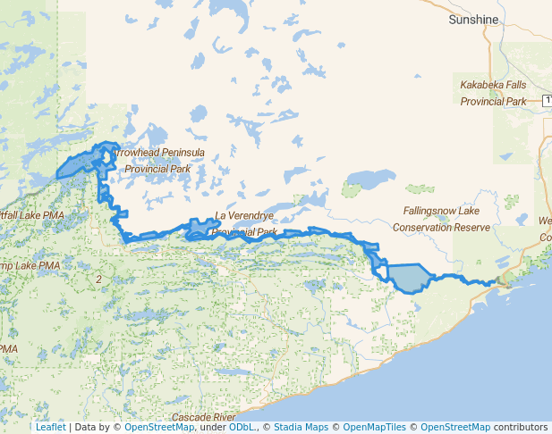 La Verendrye Provincial Park