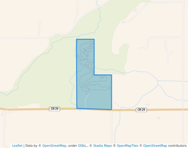 walking in Caron Park map in Northfield