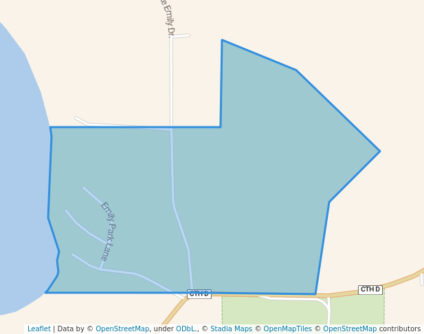 walking in Lake Emily County Park map in Florence