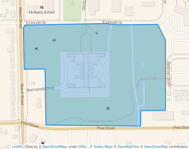 walking in One Normal Plaza map in Merna