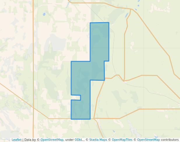 walking in Watson P. Davidson Wildlife Management Area map in Rosa