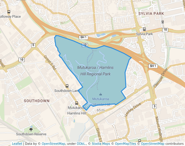 Mutukaroa / Hamlins Hill Regional Park