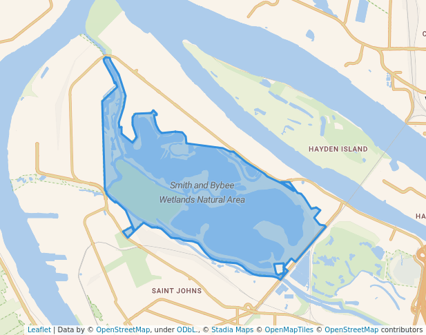 Smith and Bybee Wetlands Natural Area